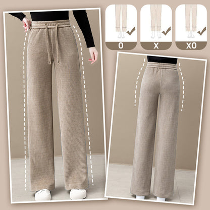 🎀 Comfortable and elegant wide-leg pants with a drawstring