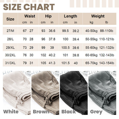 🎀 Comfortable and elegant wide-leg pants with a drawstring