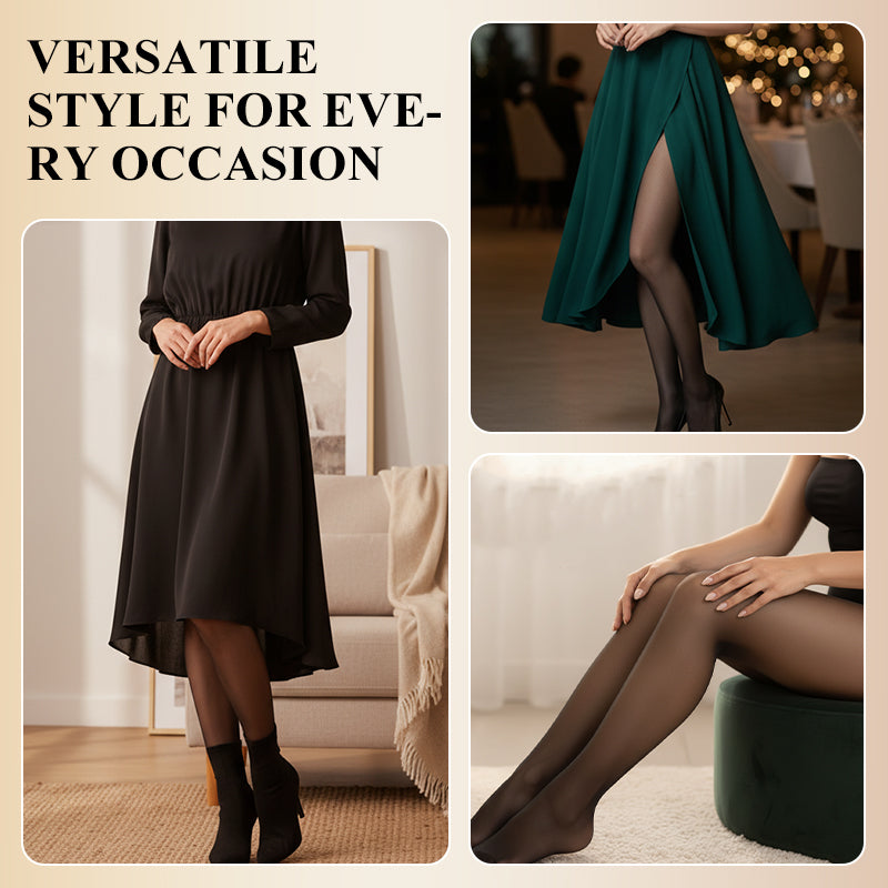 Legging Sculptant en Fausse Polaire à Couture Unique