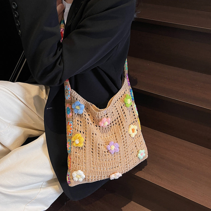 Women’s Crochet Ethnic Shoulder Bag